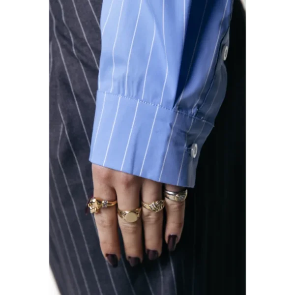 WB116222-500-Blue-21016 Colourful Rebel Blouse Aliya WB116222 Blauw