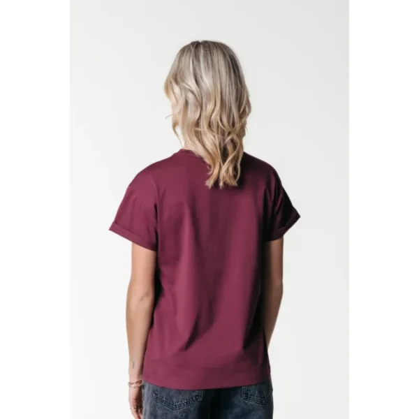 WT116138-645-PortRed-21483 Colourful Rebel T-Shirt WT116138 Rood