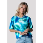 Colourful Rebel T-Shirt Tayla WT116263 Blauw