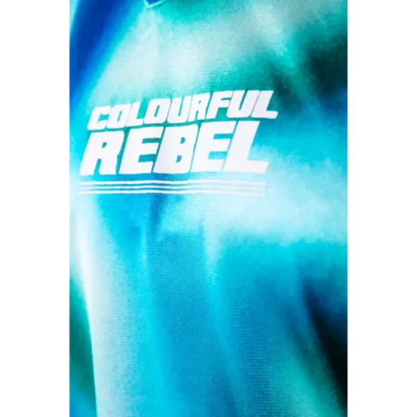 WT116263-102-Multicolor-21230 Colourful Rebel T-Shirt Tayla WT116263 Blauw