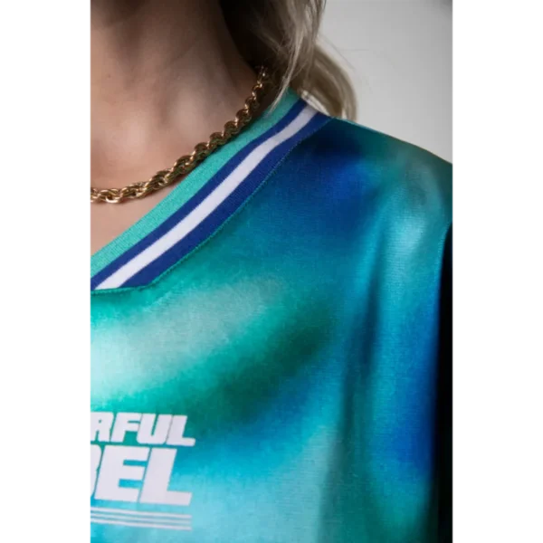 WT116263-102-Multicolor-21231 Colourful Rebel T-Shirt Tayla WT116263 Blauw