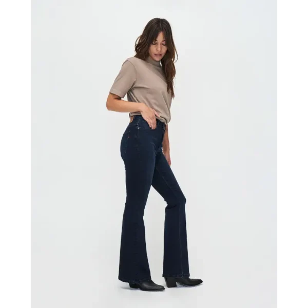 2022244-20-Deepblue-7521 Kuyichi Jeans Lisette Flare 2022244 Deep Blue