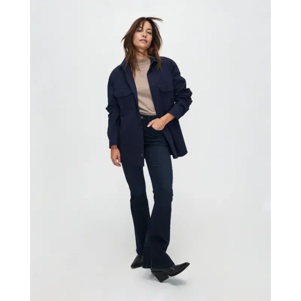 2022244-20-Deepblue-7524 Kuyichi Jeans Lisette Flare 2022244 Deep Blue