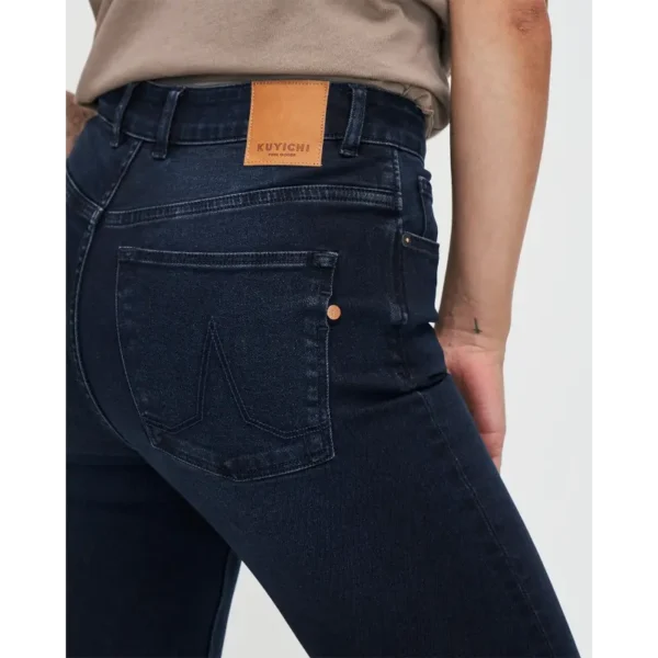 2022244-20-Deepblue-7526 Kuyichi Jeans Lisette Flare 2022244 Deep Blue