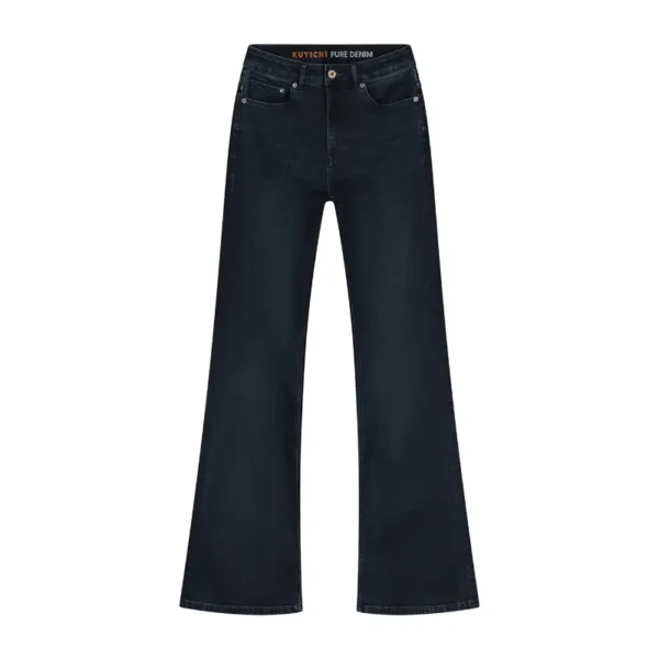 2022244-20-Deepblue-7744 Kuyichi Jeans Lisette Flare 2022244 Deep Blue