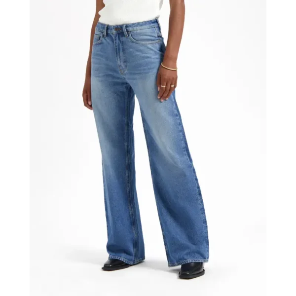 2024296-418-Rosebowlblue-11367 Kuyichi Jeans Harper Loose 2024296 Rosebowl Blue