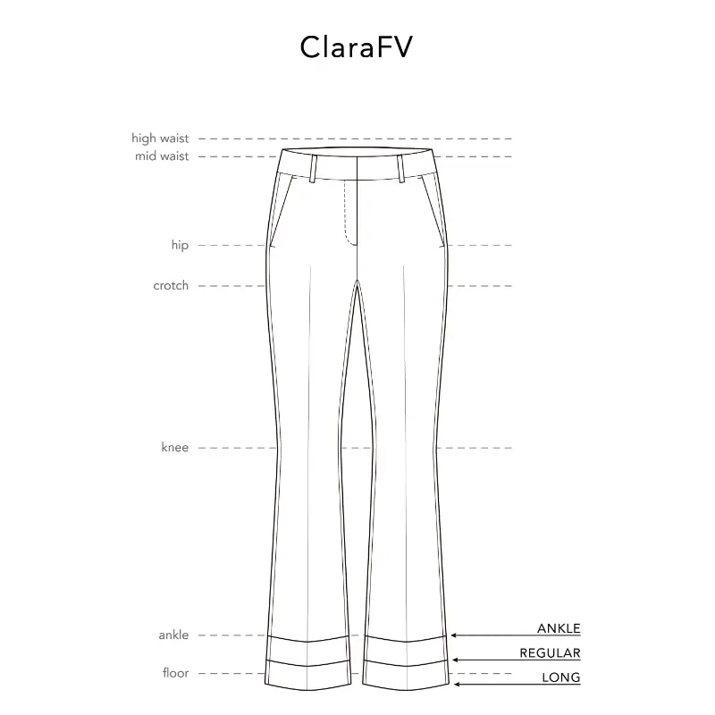 21515 Black7 Five Units Broek Clara 21515 02292 Black