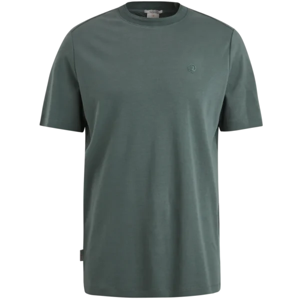 CTSS2409560-6026_front Cast Iron T-Shirt CTSS2409560 Groen