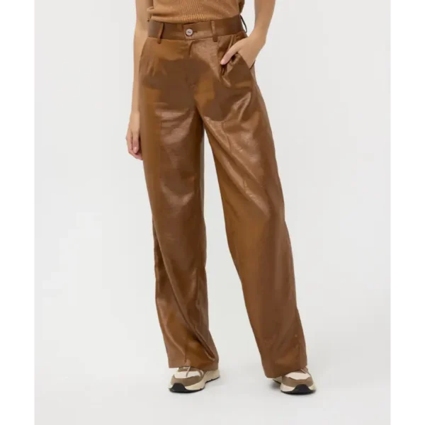 EsQualo_spring_summer_2025_original_F24.10557_750_5 Esqualo Broek F24.10557 Bruin