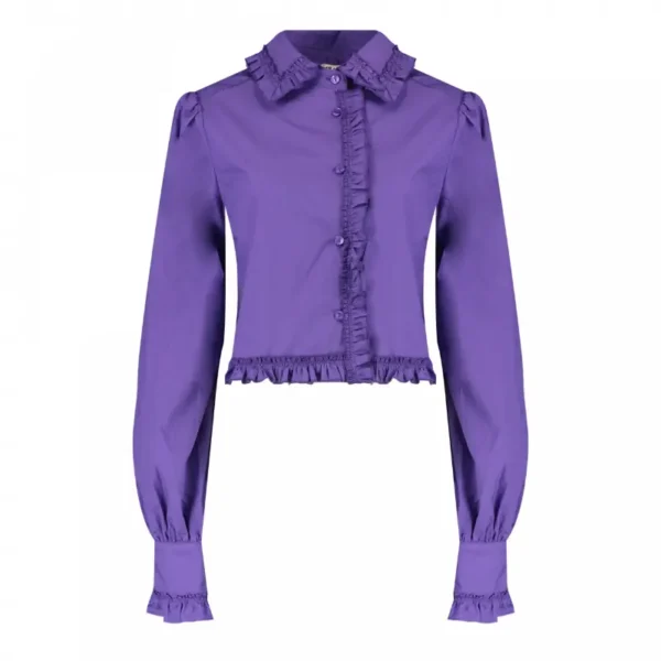 Harper-&-Yve_AutumnWinter-2024_917_AW24P608 Harper&Yve Blouse Ellie AW24P608 Paars