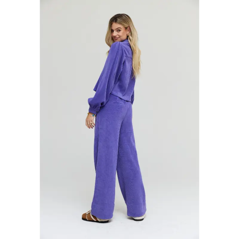 Harper&Yve Broek Holly AW24P104 Paars