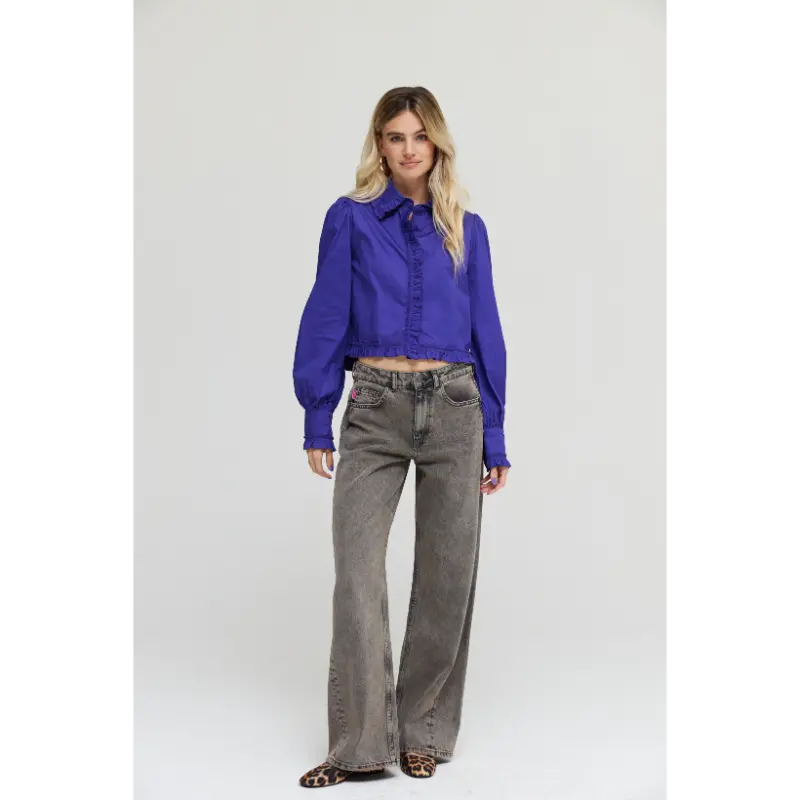 Harper&Yve Blouse Ellie AW24P608 Paars