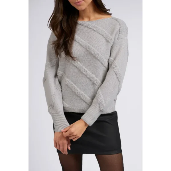 Yaya Sweater 01-000379-409 Grijs