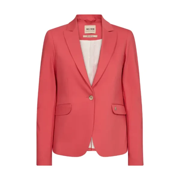 MOS-MOSH_SS25_267_112579 Mos Mosh Blazer MMBlake 112579 Rood