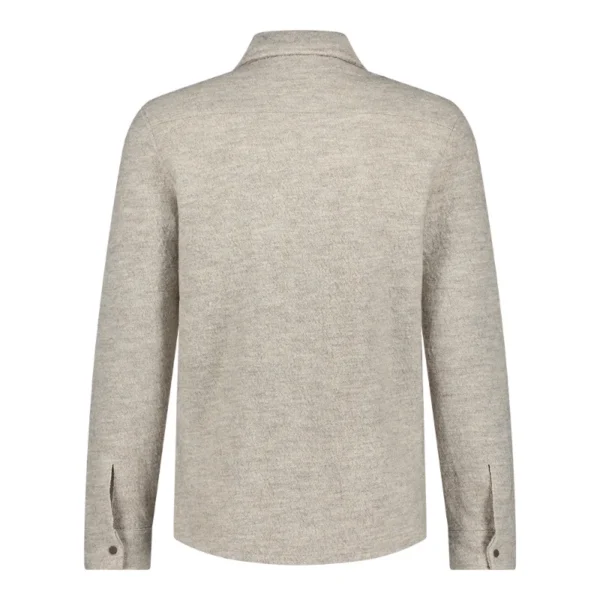 PISAW24-M2-sand _BACK Blue Industry Overshirt PISAW24-M2 Zand