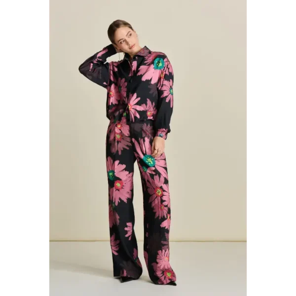 POM-Amsterda_FW2425_500_SP8046_5 POM Amsterdam Broek SP8046 Roze