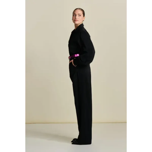 POM-Amsterda_FW2425_900_SP8047_4 POM Amsterdam Broek SP8047 Zwart