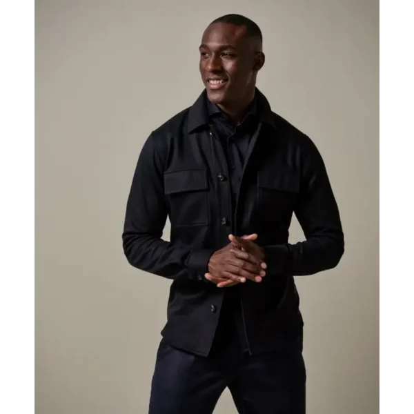 Profuomo Overshirt PPVF30003a Donkerblauw