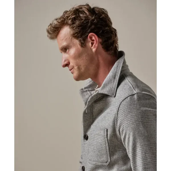 PPVF30020A_101 Profuomo Overshirt PPVF30020a Grijs