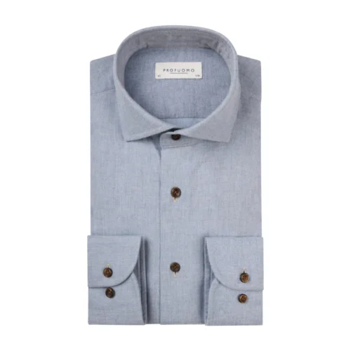 Profuomo Overhemd PPVH30033b Blauw