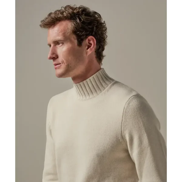 PPVJ30030C_101 Profuomo Trui PPVJ30030C Off-White