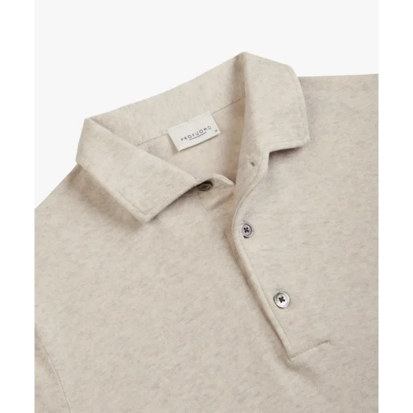 PPVJ30034A_102 Profuomo Luxury Polo PPVJ30034a Beige