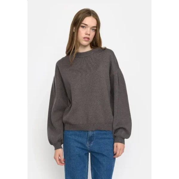 SR524-200 - 259 Morel - Extra 2 Soft Rebels Trui SRdalton SR524-200 Grijs