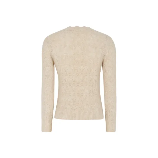 SR524-214 - 044 Whitecap Gray Melange - Extra 5 Soft Rebels Trui Srjayden SR524-214 Beige