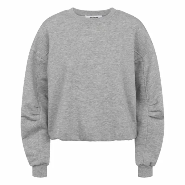 SR524-304 - 400 Grey Melange - Extra 1 Soft Rebels Sweater SRscout SR524-304 Grijs