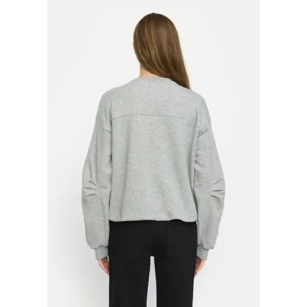 SR524-304 - 400 Grey Melange - Extra 3 Soft Rebels Sweater SRscout SR524-304 Grijs