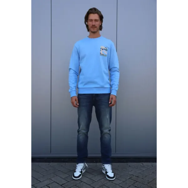 Kultivate Sweater Outdoors 2401031004 Blauw