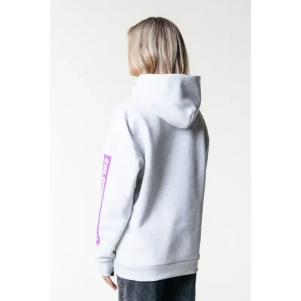 WH116124-213-Lightgreymelange-21485 Colourful Rebel Sweater WH116124 Grijs