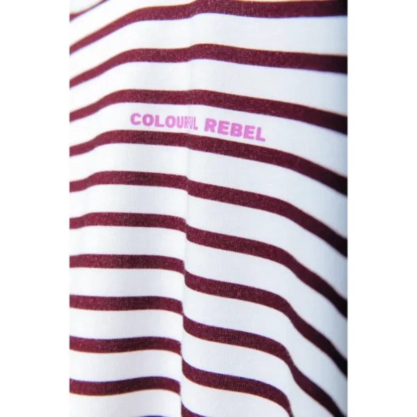 WT116135-645-PortRed-21529 Colourful Rebel Top WT116135 Rood