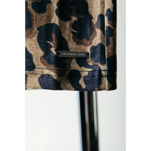WT216045-767-WarmBrown-21363 Colourful Rebel Top WT216045 Leopard