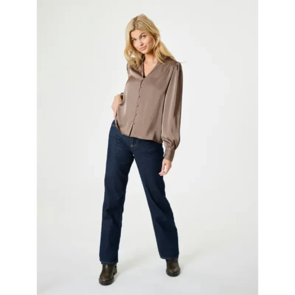 161545_811_4 Neo Noir Blouse Massima 161545 Bruin