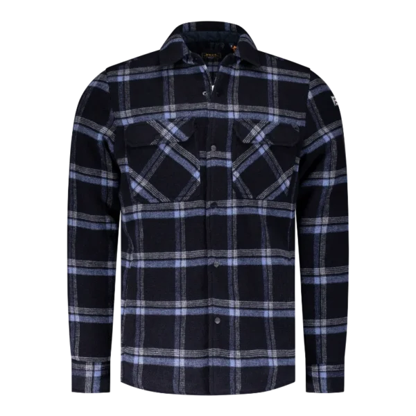 24KN513_1668_A NZA Overshirt 24KN513 Donkerblauw