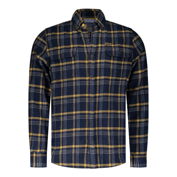 24KN591_1644_A NZA Overhemd 24KN591 Donkerblauw