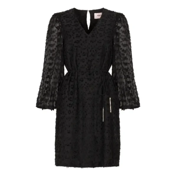 Freebird-Ico_winter-2024_1908_Dion-Wv-Hairy-Jaquard-24-4 Freebird Jurk Dion Zwart