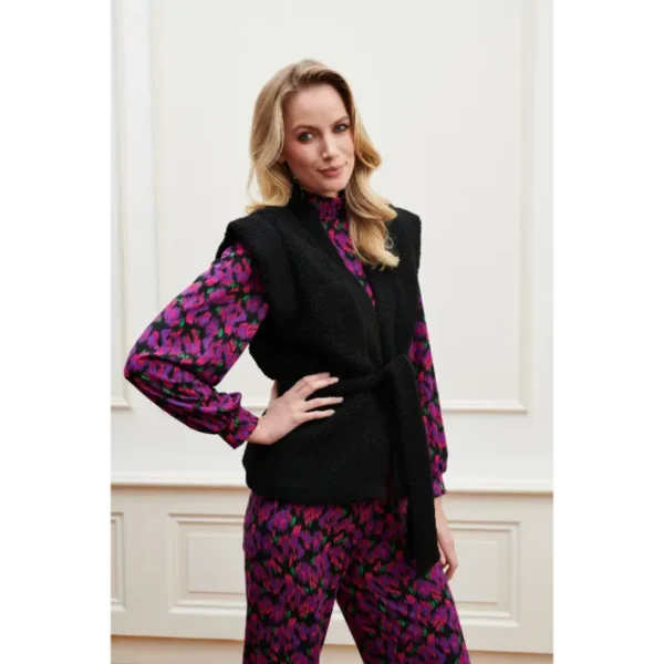 Lofty Manner Gilet Shannon PK42 Zwart