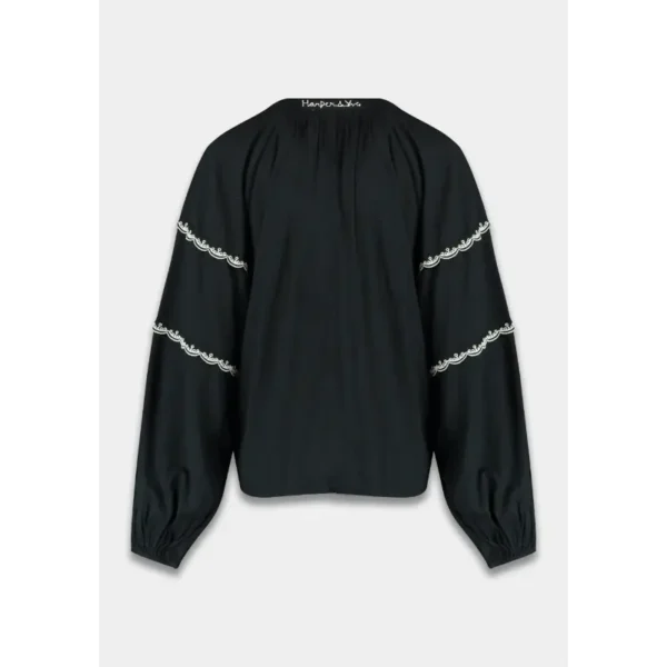 Harper&Yve Blouse Kady DW24C602 Zwart