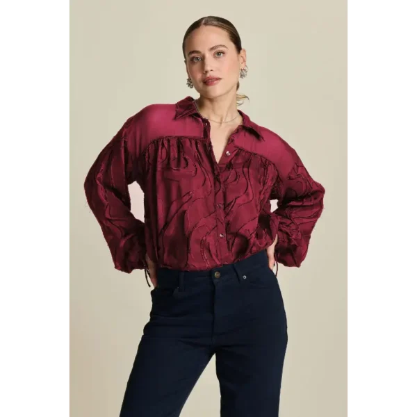 POM-Amsterda_FW2425_400_SP8030 POM Amsterdam Top SP8030 Rood