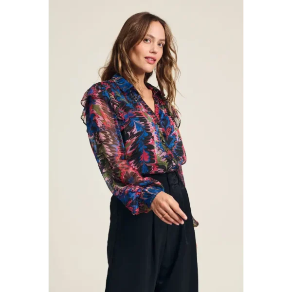 POM-Amsterda_FW2425_998_SP8066_3 POM Amsterdam Blouse SP8066 Multicolour