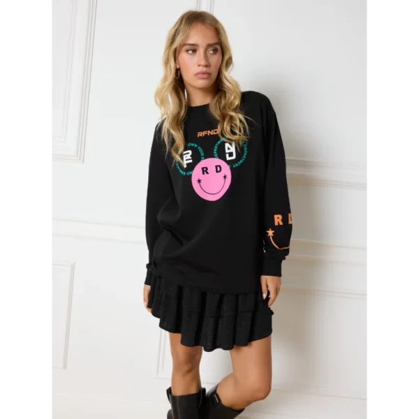 R2408239504_999_03 Refined Department Rok Max Glitter R2408239504 Zwart