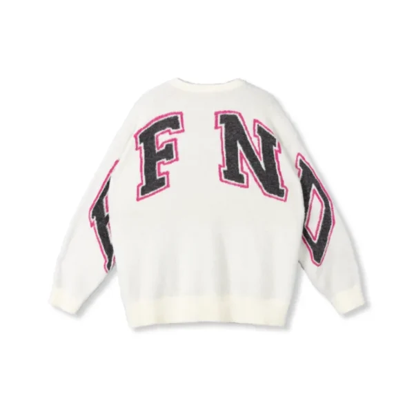 R2408893469_003_05 Refined Department Sweater Neva R2408893469 Wit