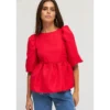 Harper&Yve Top Vivian DW24P606 Rood