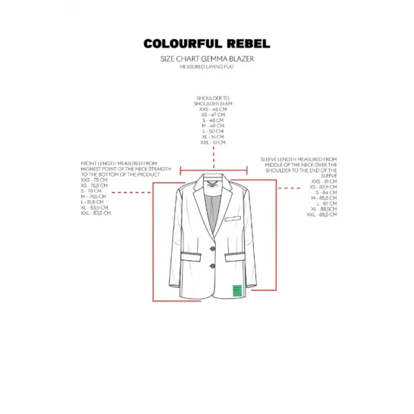 Colourful Rebel Blazer Gemma WJ115127 Zwart