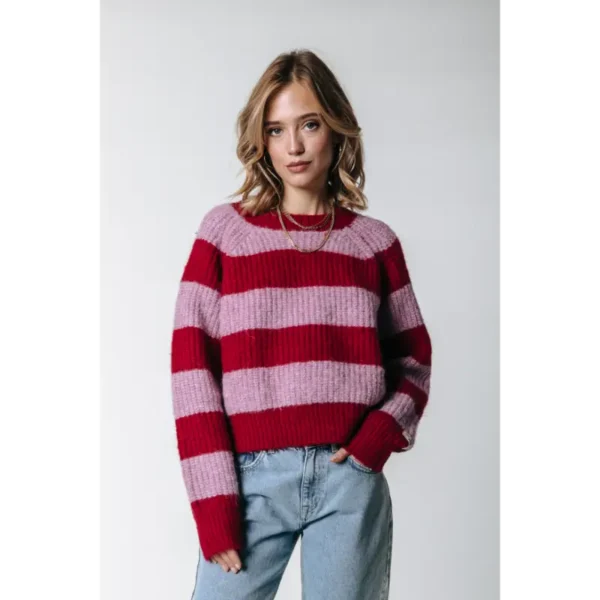 WK115020-600-Red-15165 Colourful Rebel Trui Kinza WK115020 Rood