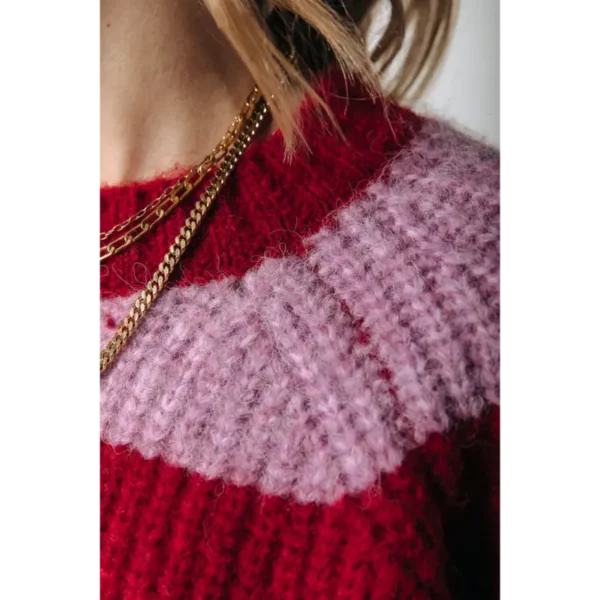 WK115020-600-Red-15167 Colourful Rebel Trui Kinza WK115020 Rood