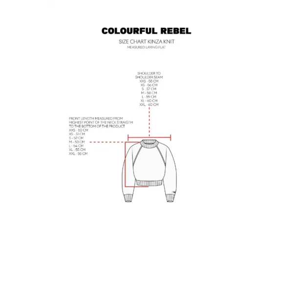 WK115020-600-Red-17385 Colourful Rebel Trui Kinza WK115020 Rood