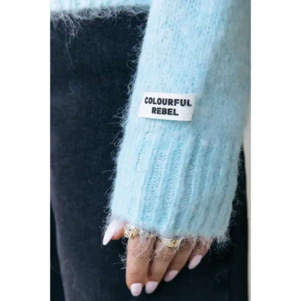 WK116155-667-Lightbabyblue-21678 Colourful Rebel Trui Olivia WK116155 Blauw